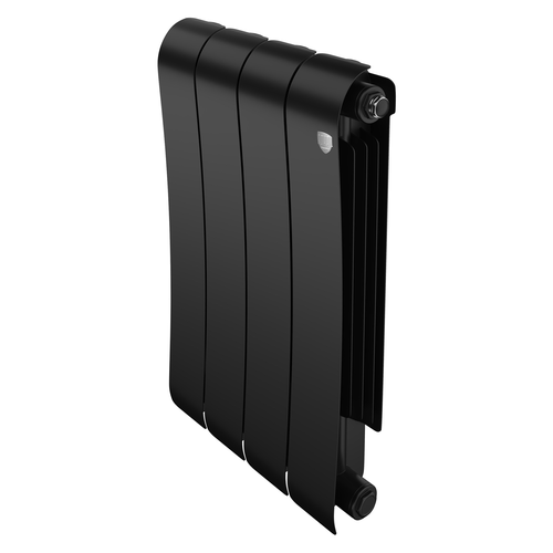 Радиатор биметаллический Royal Thermo Infinity 500 Noir Sable - 4 секц., картинка
