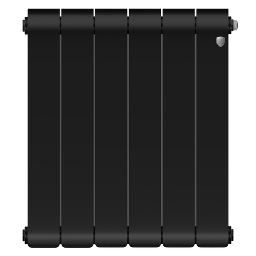 Радиатор биметаллический Royal Thermo Infinity 500 Noir Sable - 6 секц., фото