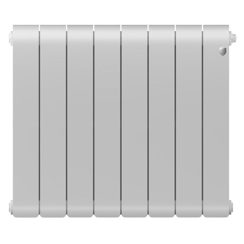 Радиатор биметаллический Royal Thermo Infinity 500 Bianco Traffico - 8 секц., крупный план