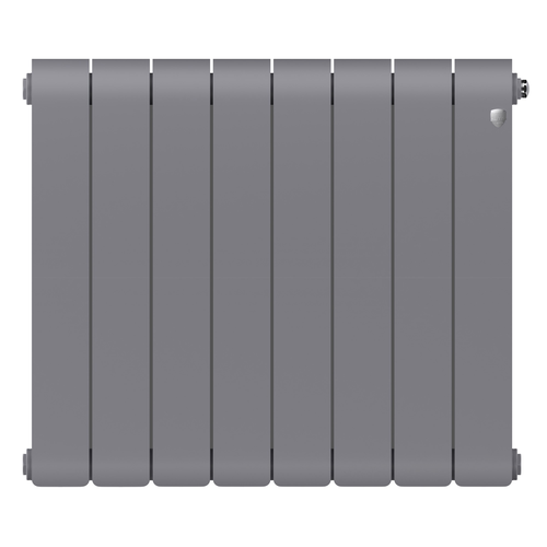 Радиатор биметаллический Royal Thermo Infinity 500 Silver Satin - 8 секц., изображение
