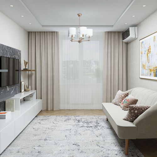 Штора портьерная Legrand Левис 180x260 см, лен, фотография