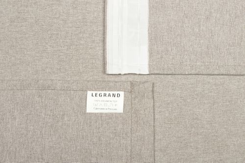 Штора портьерная Legrand Левис 180x260 см, лен, картинка
