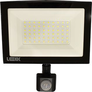 Прожектор с/д LE LED FL IR  30W BLACK (1/20) IP65 холодный белый (с сенсором), фото