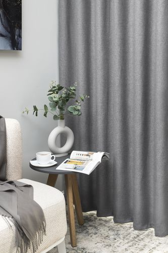 Штора портьерная Legrand Левис 180x260 см, трюфель, крупный план