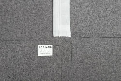 Штора портьерная Legrand Левис 180x260 см, трюфель, крупный план