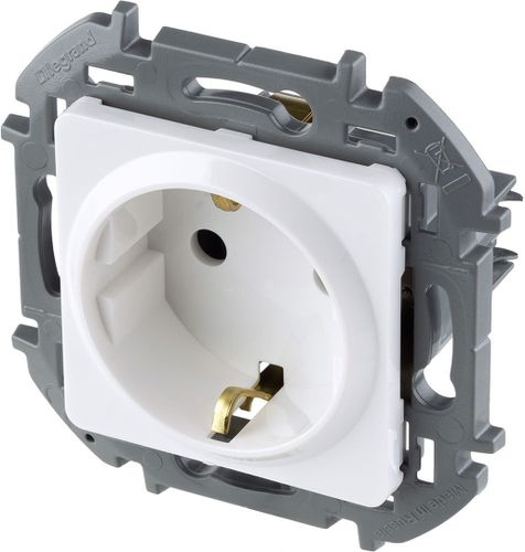 Розетка электрическая Legrand Inspiria 673720 белый, вид