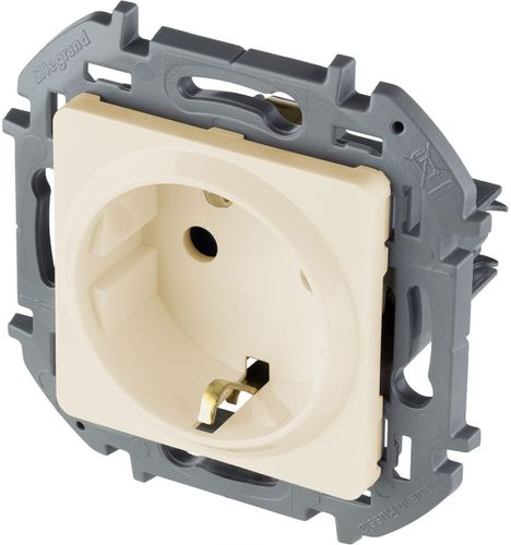 Розетка электрическая Legrand Inspiria 673731 слоновая кость, изображение
