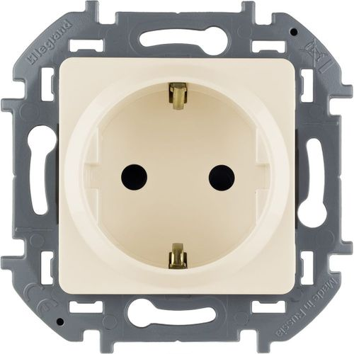 Розетка электрическая Legrand Inspiria 673731 слоновая кость, фото