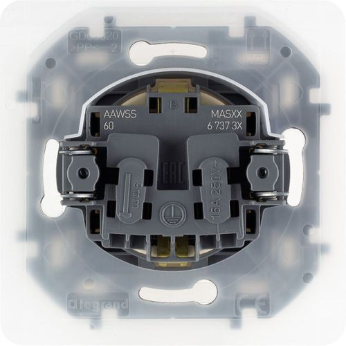 Розетка электрическая Legrand Inspiria 673741 слоновая кость, картинка