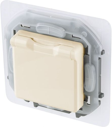 Розетка электрическая Legrand Inspiria 673741 слоновая кость, изображение