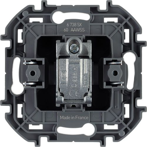 Розетка TV 1 пост Legrand Inspiria алюминий, фотография
