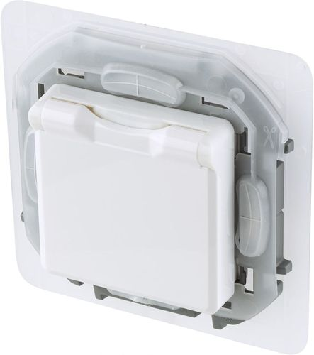 Розетка электрическая Legrand Inspiria 673740 белый, фотография