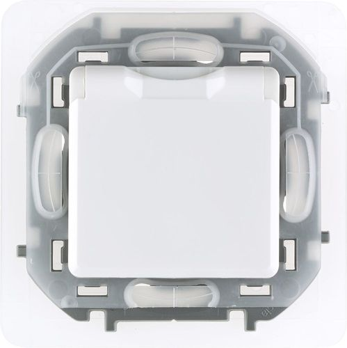 Розетка электрическая Legrand Inspiria 673740 белый, изображение