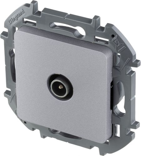 Розетка TV Legrand Inspiria 673872 алюминий, изображение