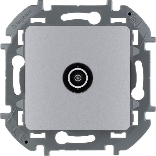 Розетка TV Legrand Inspiria 673872 алюминий, картинка