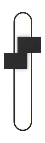 Настенный светильник (бра) Freya FR6159WL-L19B LED Черный LEDх19, детальное фото