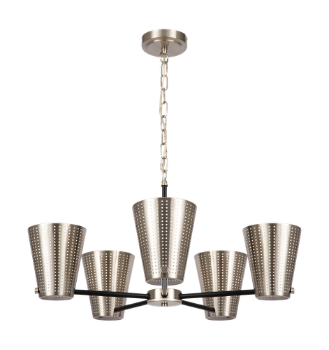 Подвесной светильник Freya FR5260PL-05N Modern Никель 5хE14х200, фотография