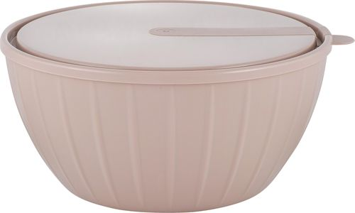 Салатник Sugar&Spice Vanilla с крышкой 1,7л латте, изображение