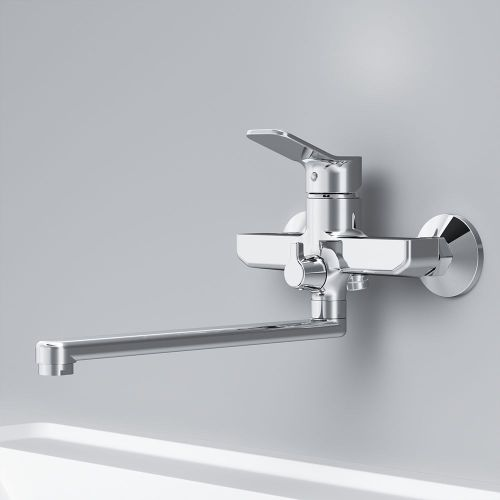 Смеситель для ванны и душа AM.PM X-Joy F85A90000, крупный план