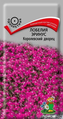 Семена Лобелия Эринус Королевский Дворец 0,1 г, изображение