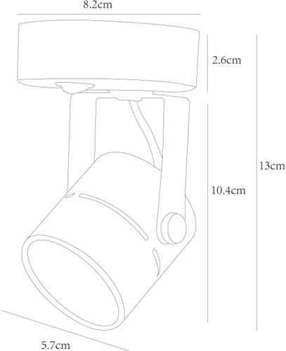 СПОТ ПОВОР ЧЕРН+ВЫКЛ MIZAR 1ХGU10Х50W, вид