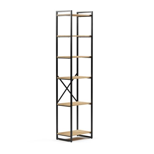Стеллаж Gutta 196x46x34 см с шестью полками, крупный план