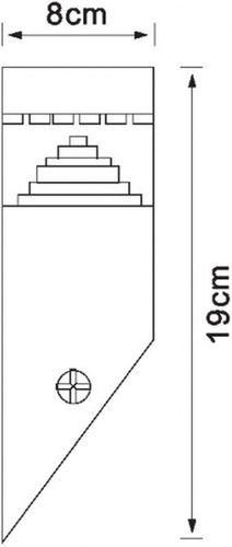 Уличный светильник ARTE Lamp Shalby A2218AL-1BK IP44, картинка