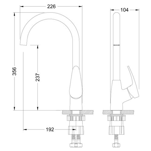 Смеситель Lemark Linara LM0405C для кухни, картинка