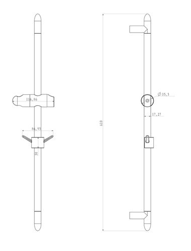Стойка для душа LEMARK LM8063C, фото