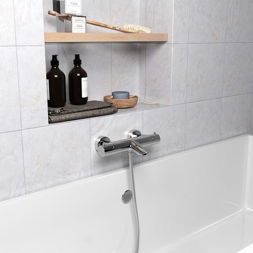 Смеситель для ванны с термостатом PAINI Cox 78CR111TH , хром, фото