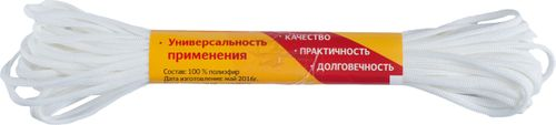 Шнур Tech-KREP полиэфир 4 мм 20 м белый, вид