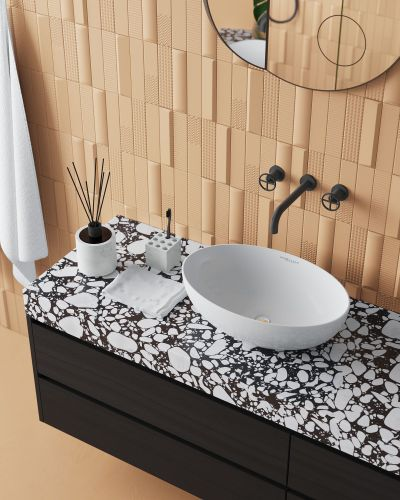 Умывальник накладной SANITA LUXE RINGO SL 15x53x33 см, фотография
