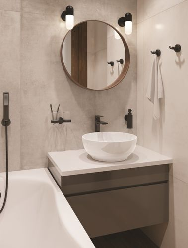 Умывальник накладной SANITA LUXE ART SLIM 14x40x40 см, детальное фото