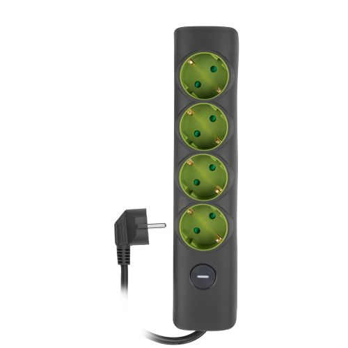 Удлинитель бытовой с выключателем Jazzway ET-04-500G, крупный план