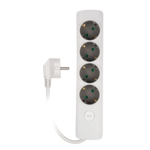 Удлинитель бытовой с выключателем Jazzway ET-04-300W, изображение