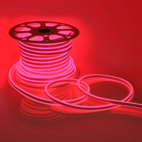 Гибкий неон Apeyron Electrics SMD 2835 IP65 220В 6Вт красный 1 м, крупный план