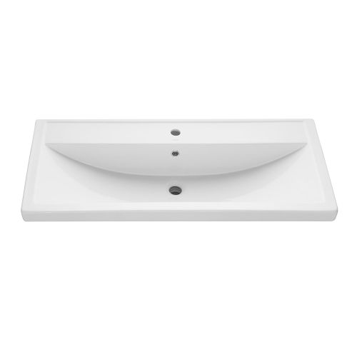 Раковина встраиваемая Фостер 1000 Kirovit 45,5x101,2x15,5, вид