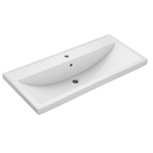 Раковина встраиваемая Фостер 1000 Kirovit 45,5x101,2x15,5, изображение
