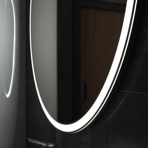 Зеркало для ванной комнаты  с LED подсветкой Фрея Comfort 70 с подогревом, фотография
