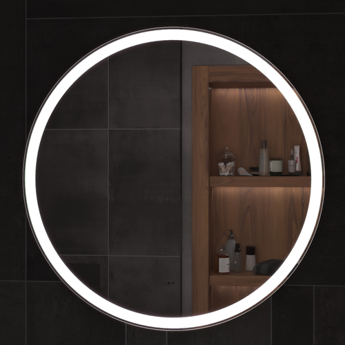 Зеркало для ванной комнаты  с LED подсветкой Фрея Comfort 70 с подогревом, фотография