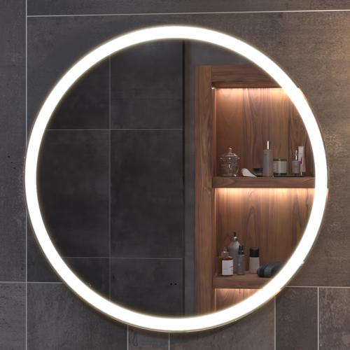 Зеркало для ванной комнаты  с LED подсветкой Фрея Comfort 70 с подогревом, изображение