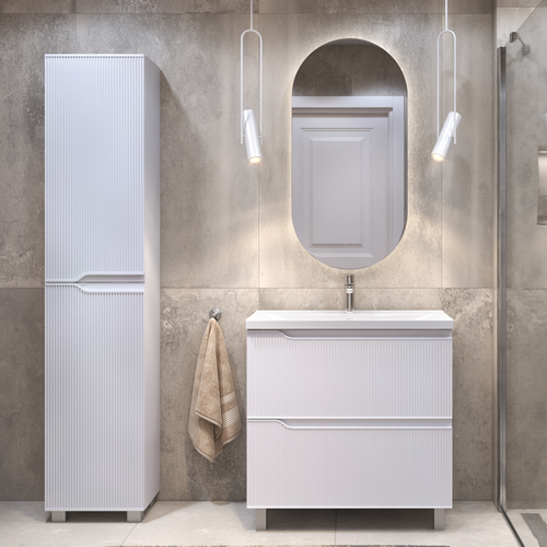 Зеркало для ванной комнаты  с LED подсветкой Альва Comfort 50 х 100 с подогревом, картинка