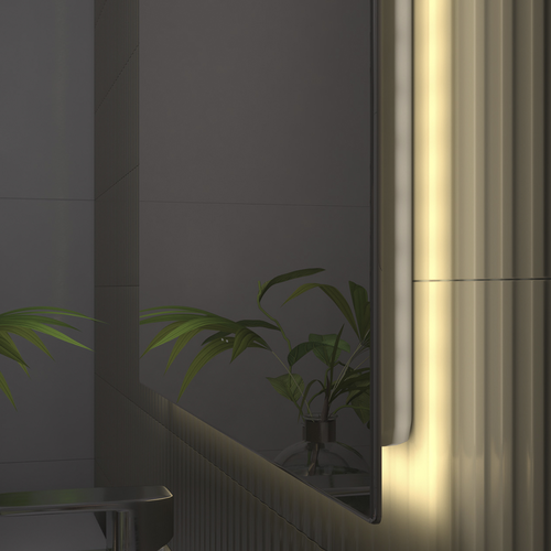 Зеркало для ванной комнаты  с LED подсветкой Клайн Comfort 60 с подогревом, вид