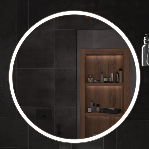 Зеркало для ванной комнаты  с LED подсветкой Фрея Comfort 100 с подогревом, фотография