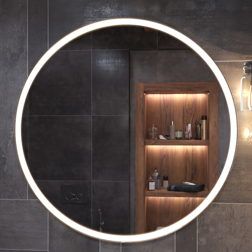 Зеркало для ванной комнаты  с LED подсветкой Фрея Comfort 100 с подогревом, детальное фото