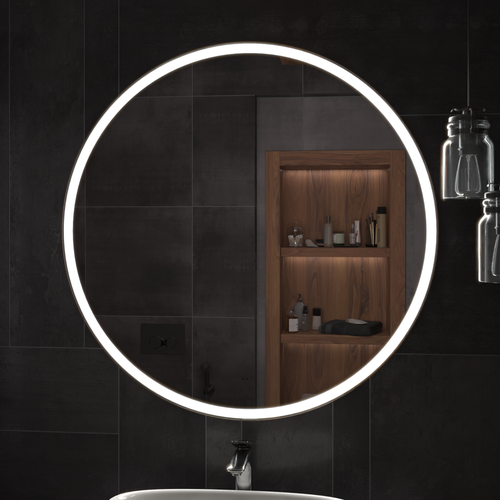 Зеркало для ванной комнаты  с LED подсветкой Фрея Comfort 100 с подогревом, картинка