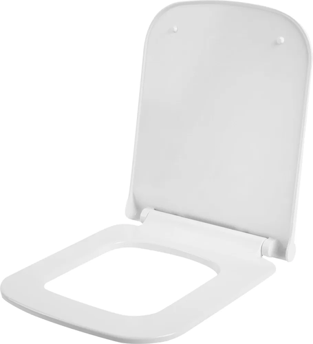 Сиденье для унитаза Square Slim SO дюропласт микролифт белый, картинка