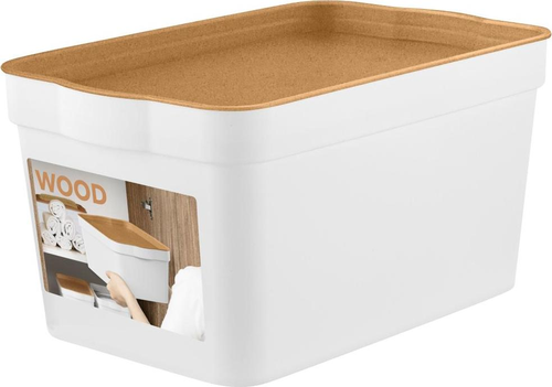 Ящик для хранения Keeplex Wood 2,3 л 21,1х14,1х11 см, крупный план