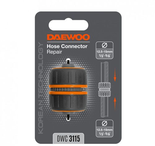 Муфта ремонтная для шланга DAEWOO 13–15мм (1/2–5/8), Dwc 3115, крупный план
