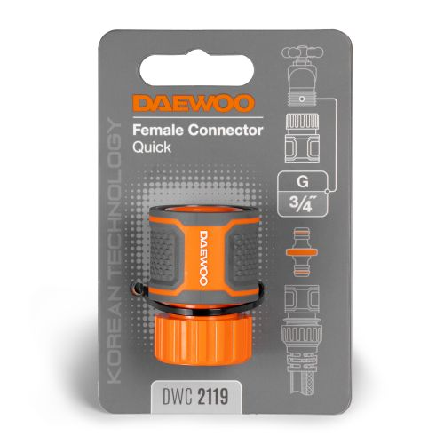 Коннектор для шланга DAEWOO с внутренней резьбой G3/4" (26мм), Dwc 2119, фотография